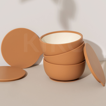 Load image into Gallery viewer, silicone suction bowl tan Kiko the label