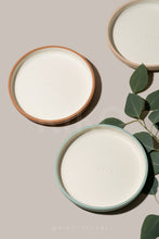 Load image into Gallery viewer, silicone suction plate three colours, sage, tan and sand - Kiko the label